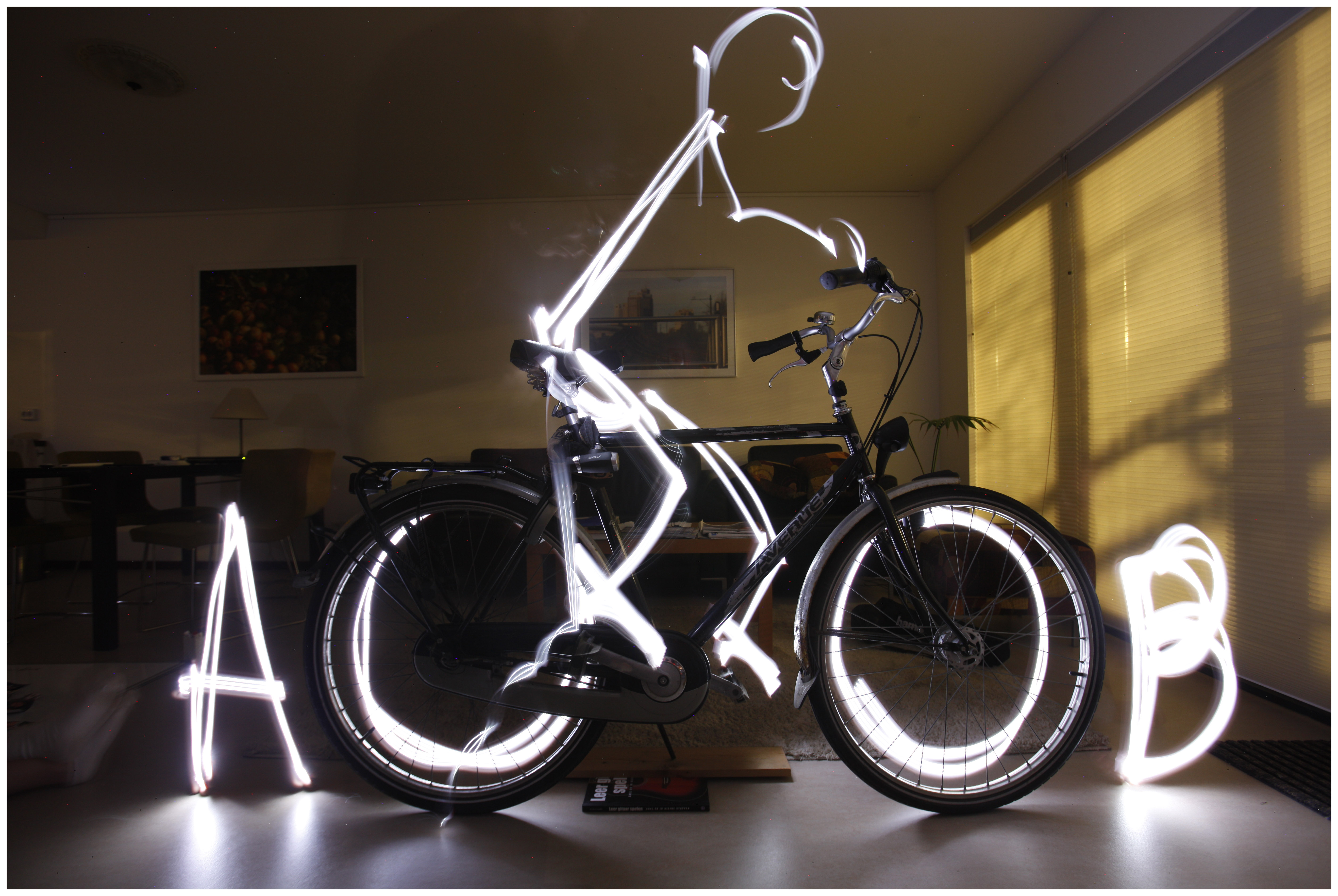 Light Grafitti fiets